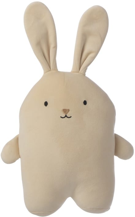 J-Line decoratie Konijn - polyester - beige - small