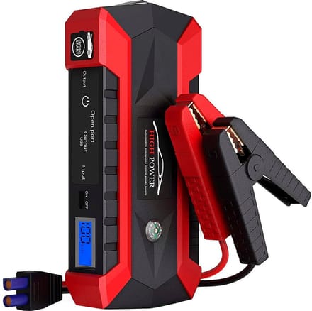 High Power Jumpstarter auto 12V - startbooster starthulp - 16.800 mAh - 600 A