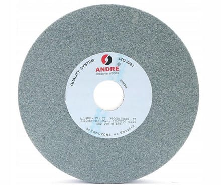 Andre Serie - Platte Slijpsteen - 200mm - Groene Siliciumcarbide - Typ 1