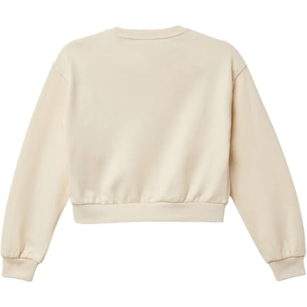 s.Oliver - female - Knusse crop sweater in een oversized vorm met een glinsterende print