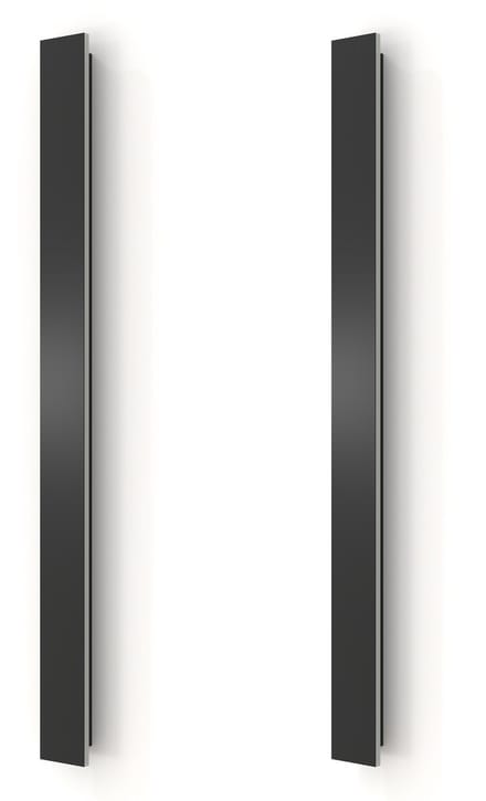 Calex Montevia Villa Wandlamp - Buitenverlichting - Warm Wit Indirect licht - LED - Waterdicht - 100 cm - Zwart - 2-Pack