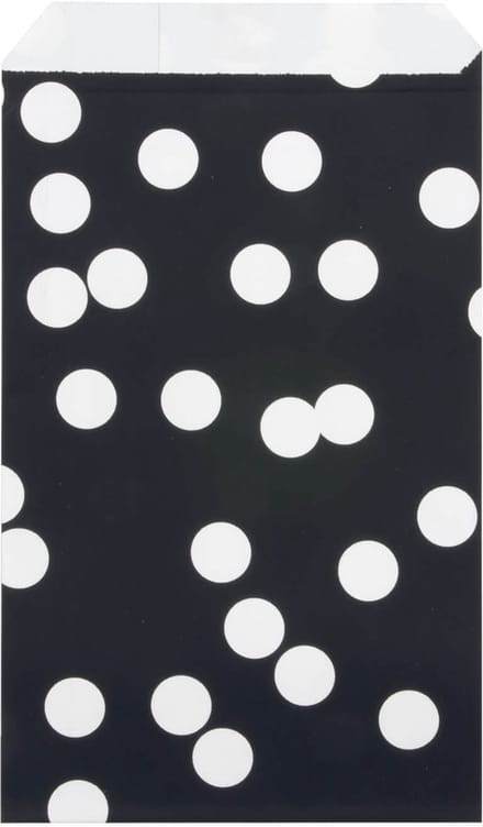 200x Papieren Zakjes Dots 12x19cm