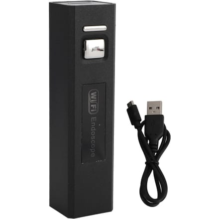 Endoscope sans fil multifonctionnel portable WiFi avec écran d'affichage pour l'automobile et black