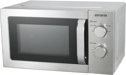 Magnetron 20 Liter met Draaiknop en 700 W Vermogen - Zilver