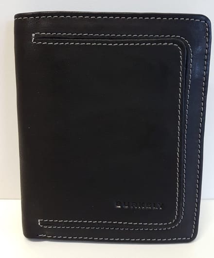 Burkely Billfold -Portemonnee - Hoog Model Klein - Zwart