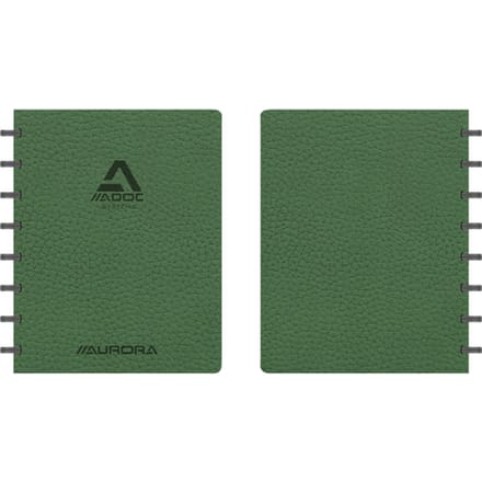 Adoc Business schrift | ft A5 | 144 bladzijden | geruit 5 mm | groen