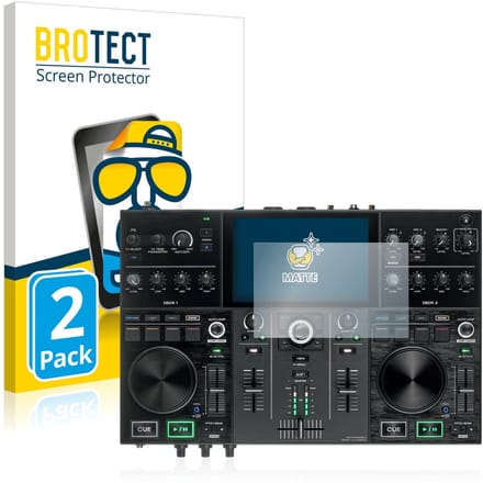 BROTECT - Screenprotector voor Denon DJ Prime Go - Folie Beschermfolie matte 2 Stuks