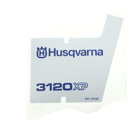 Husqvarna 3120xp starterkap sticker