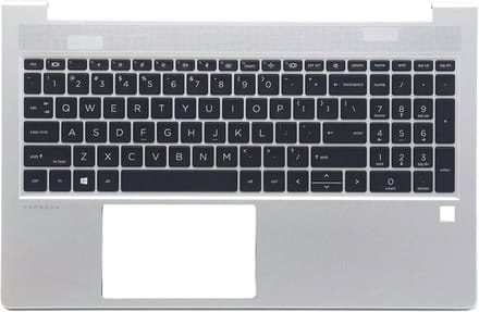 Topcover / palmrest incl. backlit keyboard geschikt voor M21740-B31 (US/NL Qwerty)