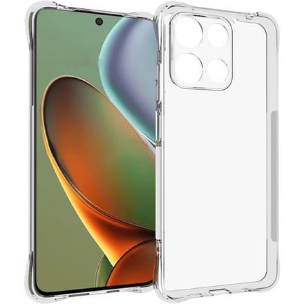 CaseBody Motorola Moto G17 (Power) Shockproof Hoesje Transparant