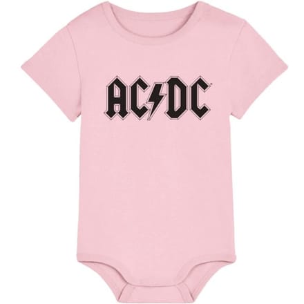 AC/DC Logo Body - roze - 74/80