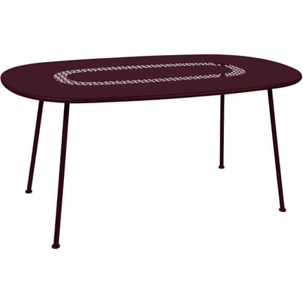 Fermob Lorette Tafel ovaal - B9 zwarte kers