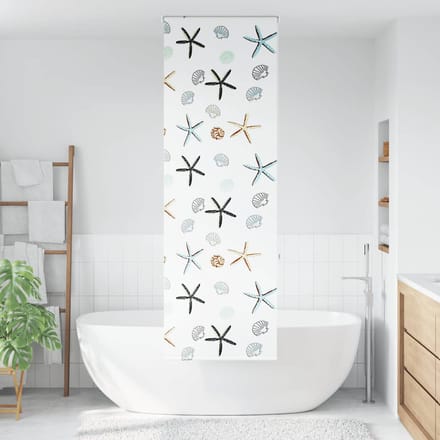 vidaXL - Doucherolgordijn - 70x240 - cm - stofbreedte - 66 - cm