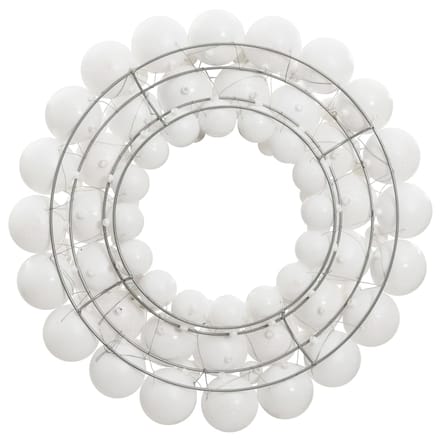 vidaXL - Kerstkrans - 45 - cm - polystyreen - wit