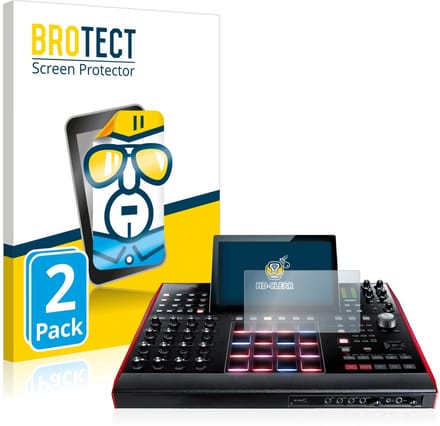BROTECT - Screenprotector voor Akai MPC X 10.1" - Folie Beschermfolie transparant 2 Stuks