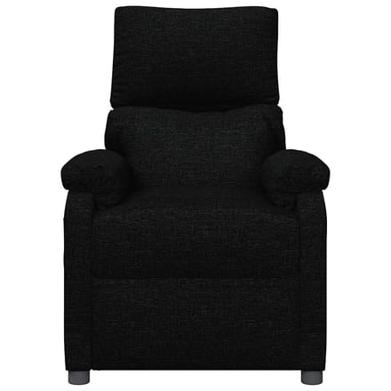 vidaXL - Massagestoel - stof - zwart