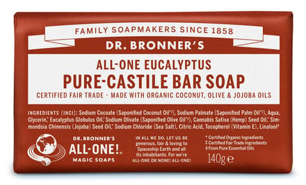 Dr. Bronner’s Dr. Bronner&rsquo;s Magic Bar Soap Eucalyptus 140 g