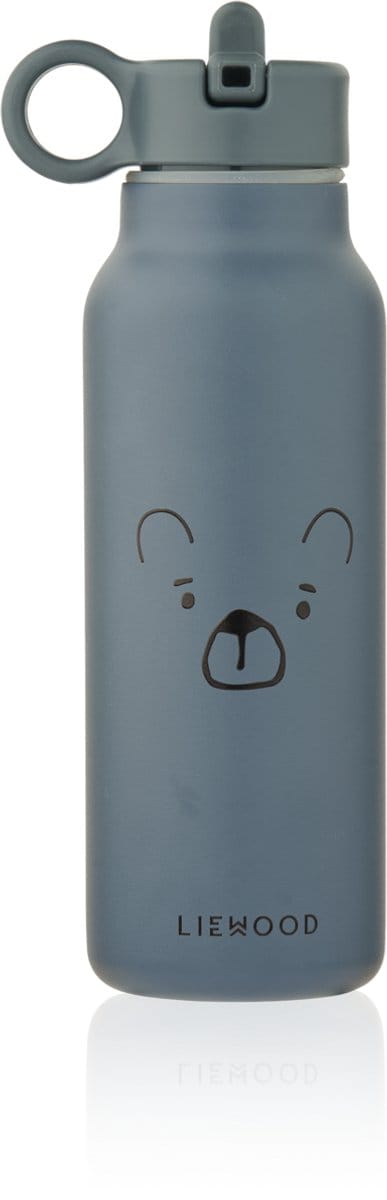 Liewood Falk Water Bottle 350 ml - Mr bear whale blue - waterfles