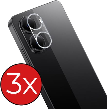 Camera Lens Protector - 3 Stuks - Geschikt voor Xiaomi Poco X7 Pro - Camera Screenprotector - Beschermglas - Gehard Glas - Tempered Glass - Screen Protector