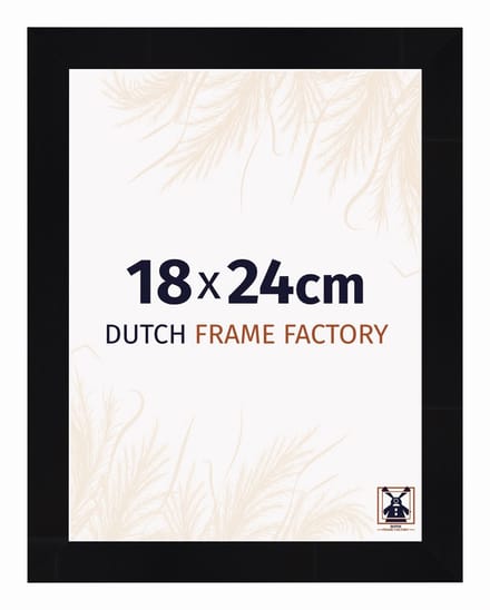 Fotolijst 18x24 cm - MDF - Zwart Hoogglans - Praag