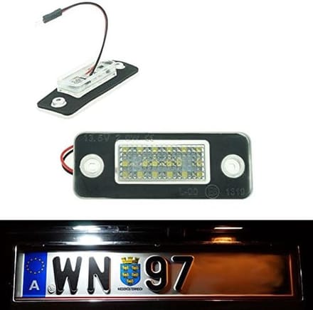 LED Kentekenverlichting Xenon Wit met E-Keurmerk
