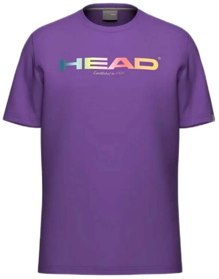 Tennisshirt HEAD Men Rainbow T-Shirt Purple-L