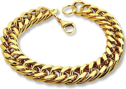 Amanto Armband Bayram - 316L Staal - Cuban Schakel - 11mm - 22cm