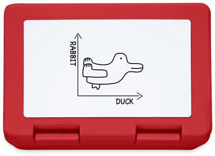 Rabbit Of Duck? – Slimme Optische Illusie Broodtrommel Lunchbox