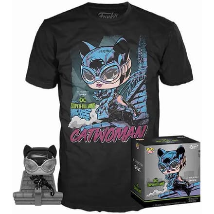 Funko Pop! DC Comics Tee Box - Cat Woman Deluxe Exclusive - Maat L