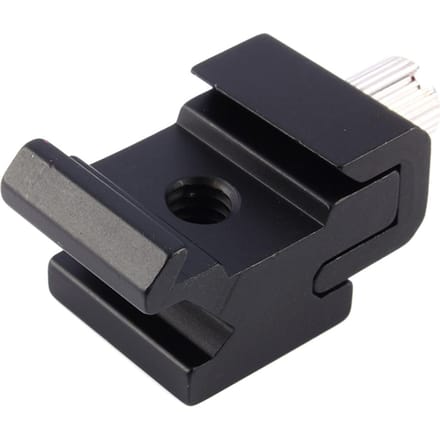 Flits Hot Shoe Mount Adapter 14 Draad Schroef Beugel Adapter Trigger DSLR Camera Accessoires black
