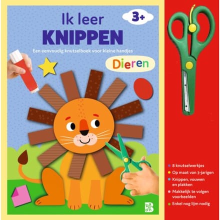 Knutselboek Met Schaartje: Dieren - Ik Leer Knippen