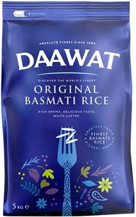 Daawat Original Basmati Rijst, 5kg