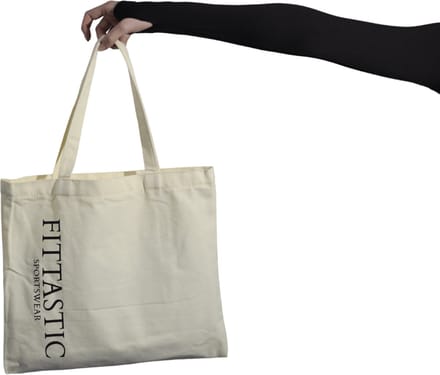 Fittastic Sportswear Totebag 2.0 - Draagtas Katoen - Beige