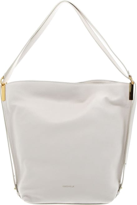 COCCINELLE Leren Schoudertas Estelle Handbag Coconut Milk Crème