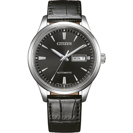 Citizen NY4058-01EC Horloge - Leer - Zwart - Ø 40 mm