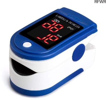 RFWR® Professionele Digitale Pulsoximeter met Hartslagmeter en LED-Display
