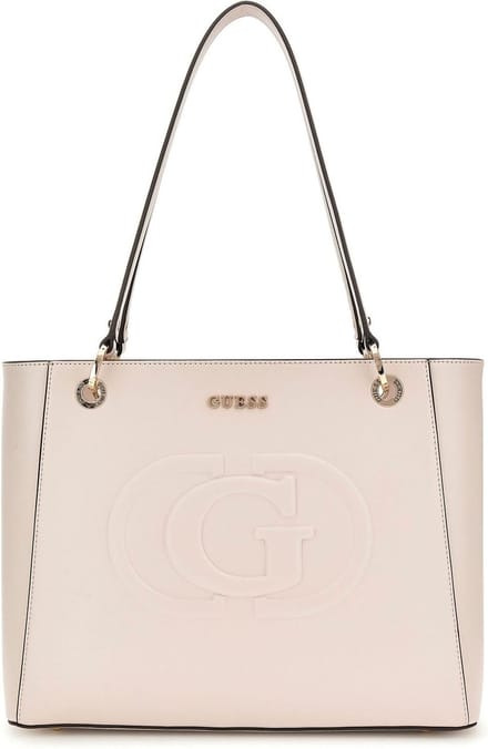 GUESS Schoudertas Eco Mietta Noel Tote Stone Beige