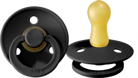 BIBS Fopspeen 6-18 mdn - Black (1 stuk)