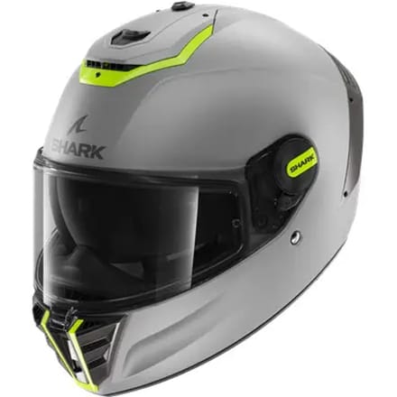 SHARK SPARTAN RS BLANK Mat SP Motorhelm Integraalhelm Zilver Geel Silver - Maat L