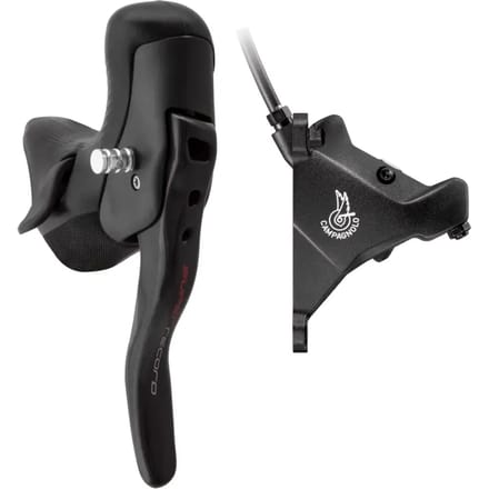 Campagnolo Super Record Hydraulic Eps 160 Mm Linker Remhendel Met Schakelaar Zwart 2s