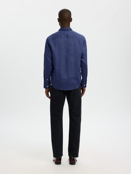 regular fit vrijetijdshemd van puur linnen model 'REGKYLIAN'