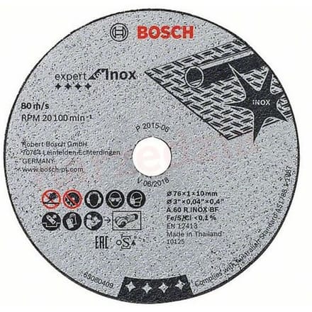 Bosch SKÆRESKIVE EXP INOX 76X1X10MM 5 STK
