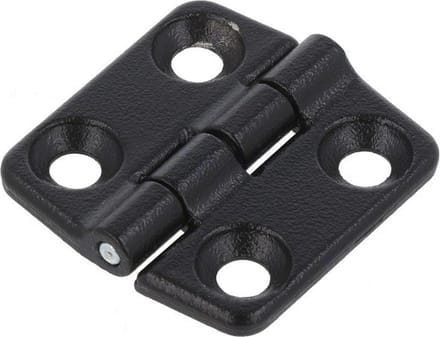 Scharnier - Zwart - 30x29mm - Verzinkt