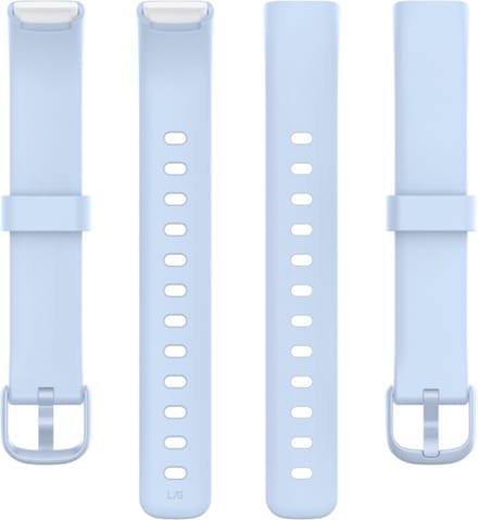 Siliconen bandje - geschikt voor Fitbit Luxe - maat M/L - lichtblauw