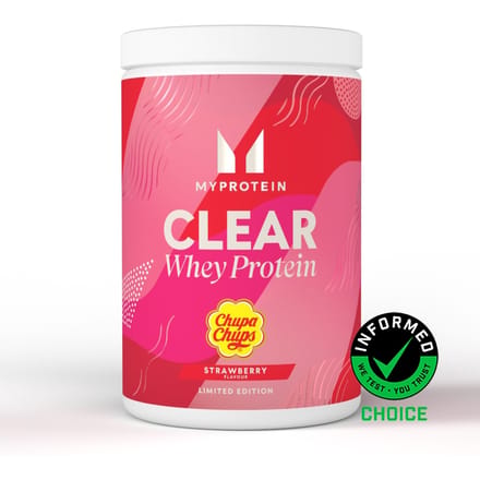 Clear Whey Isolate - 500g - 20servings - Chupa Chups® - Strawberry