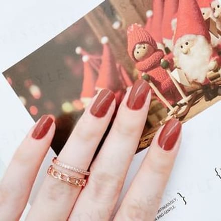 ALLOYA - Water-Based Natural Nail Polish Environmental Friendly 191 Intellectual Brick Red 10ml