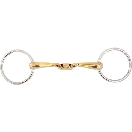 BR Dubbel gebroken watertrens Soft Contact gebogen mondstuk 16mm 12,5 1 Kleur