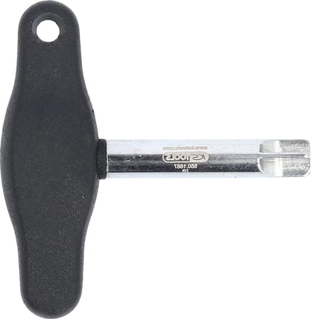 Afsluitplugdraaier - Draaier dop Schroefdraaier - Radiator ontluchten - Speciaal kruisprofiel - 18 mm - Transparant