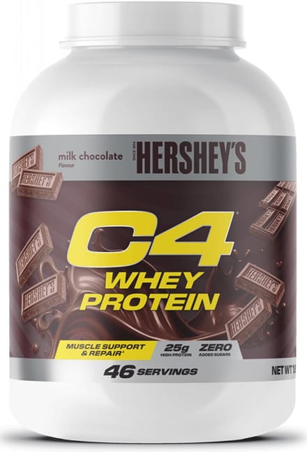 Cellucor C4 Whey Protein - Proteine Poeder - Eiwitpoeder - Proteine Shake - Hershey Milk Chocolate - 1.6kg (46 porties)