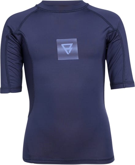 Brunotti - Waveguardy - Rashguard Indigo Blue - Jongens - UV-shirt UPF 50+ - Sneldrogend - 128